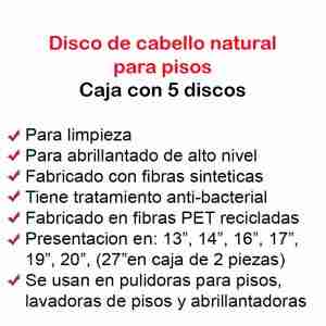 caracteristicas discos para lavar y pulir de cabello natural