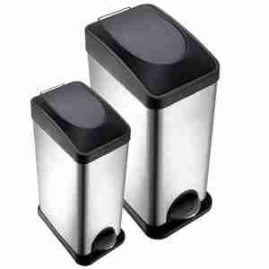 botes de acero inoxidable de 15 y 30 litros