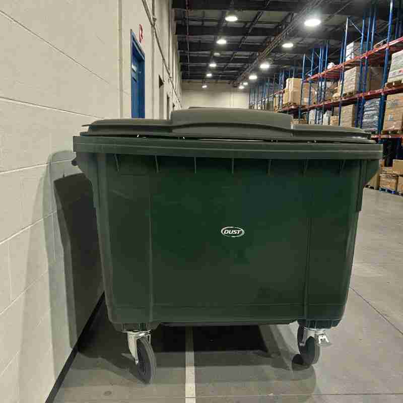 contenedor aleman de 660 litros, Contenedores de basura