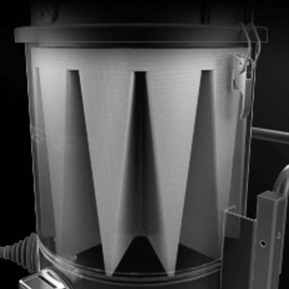 Equipos de aspiración Industrial Trifásicos 3 FILTRO POLIESTER