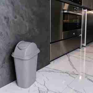 bote 35 lt tapa balancin gris j3