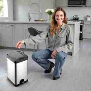 bote de acero inoxidable de 30 litros dust 1