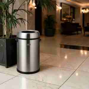 bote de acero inoxidable tapa embudo dust j3 1