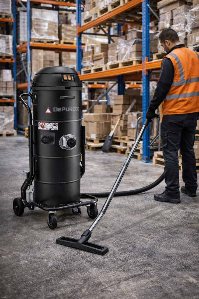 Aspiradora industrial de dos motores minibull-j3